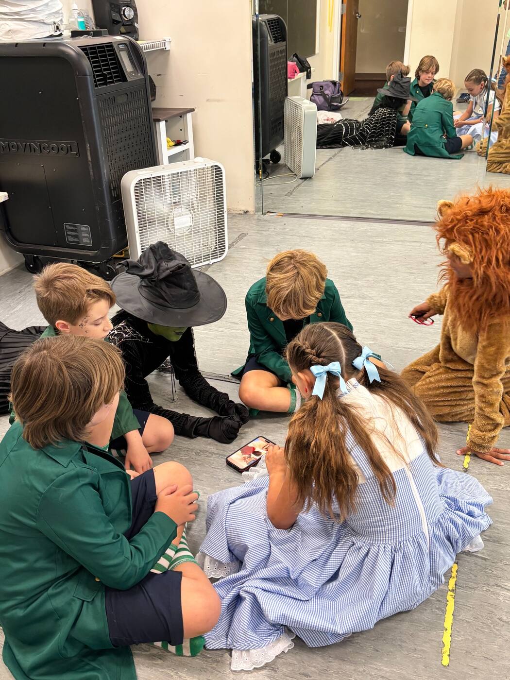 Young performers taking part in an MTE summer camp